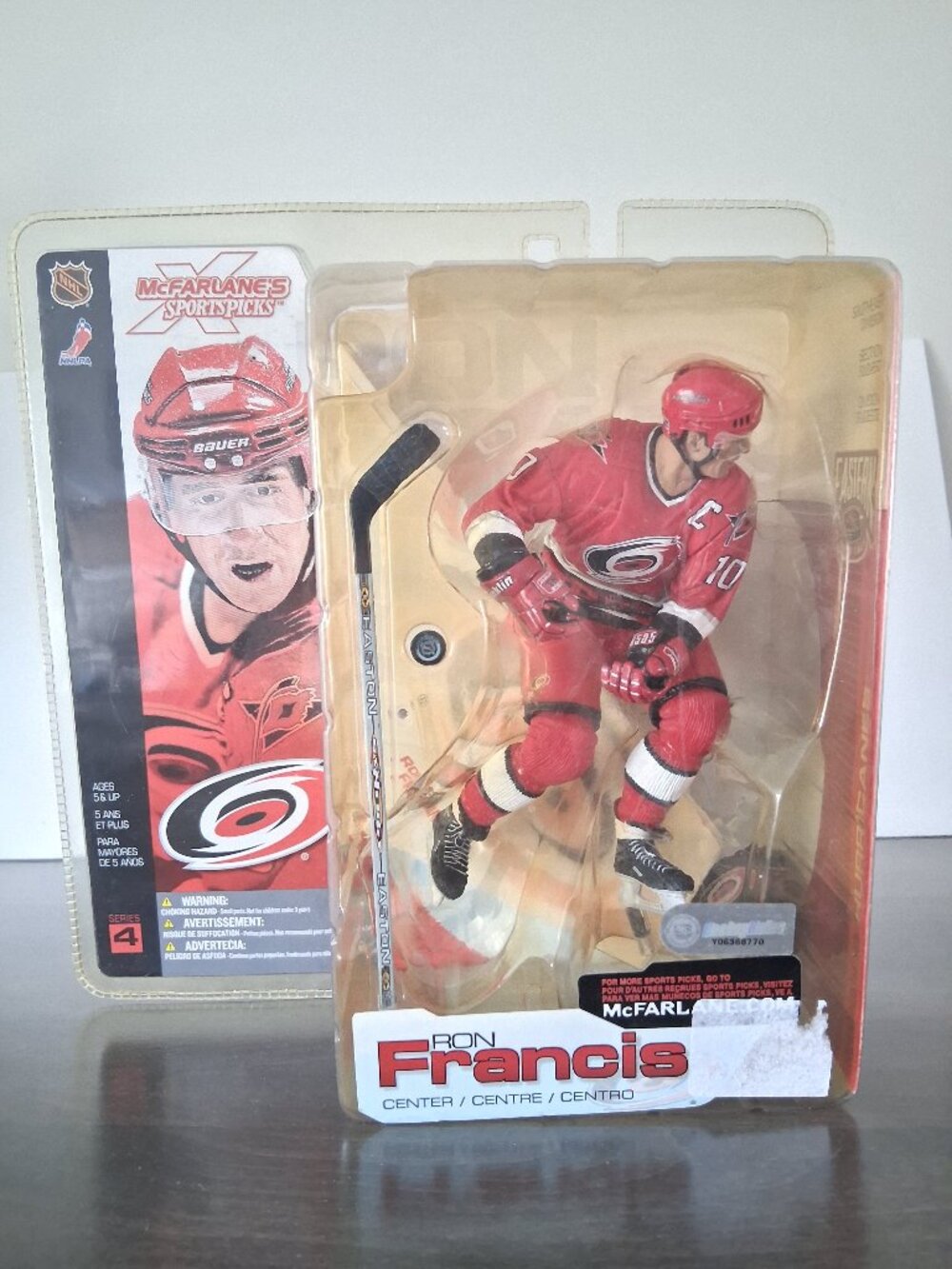 McFarlane NHL Ron Francis Hurricanes Series 4 Figure MOC Read